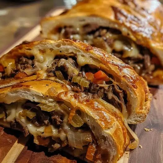 Philly Cheese Steak Stromboli