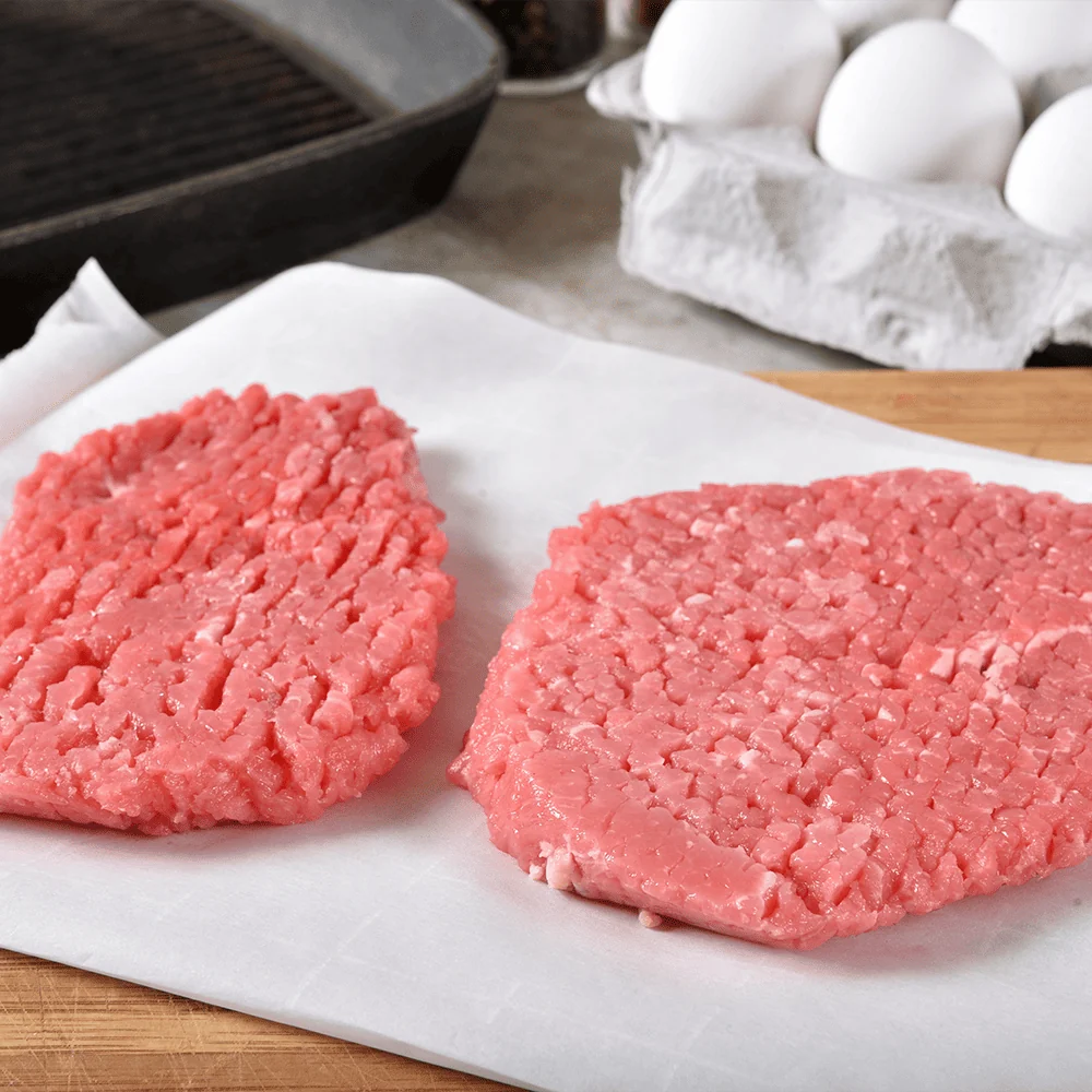 Tenderized round steak