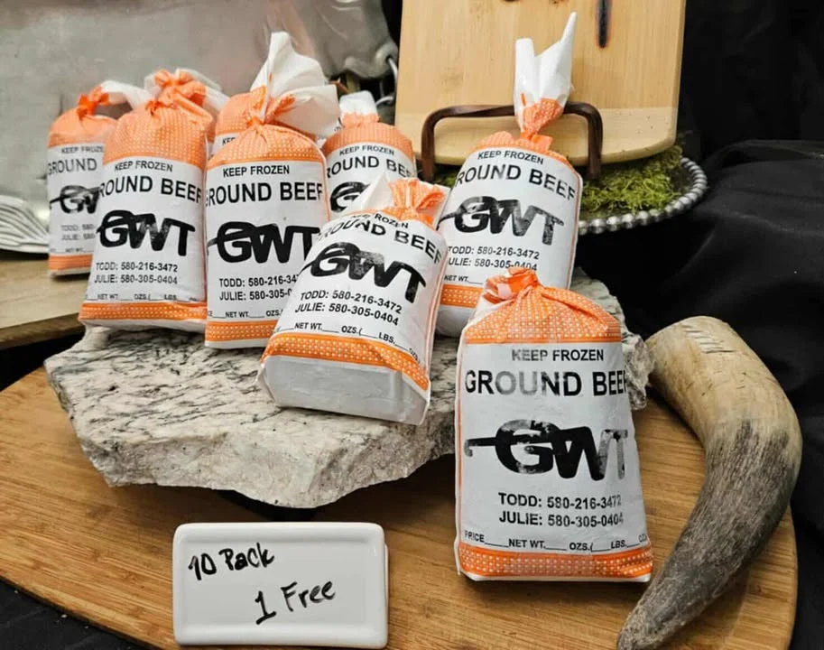 10 equals 1 FREE Ground Beef